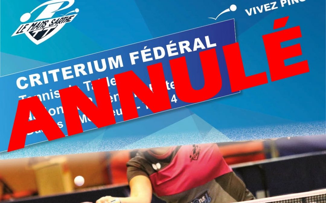 Critérium Fédéral Tour 4 : N2 Elite Séniors au Mans