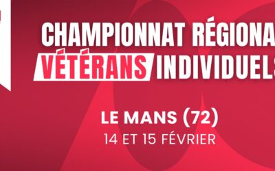 Championnat Régional Vétérans Individuels 14 & 15 février 2026
