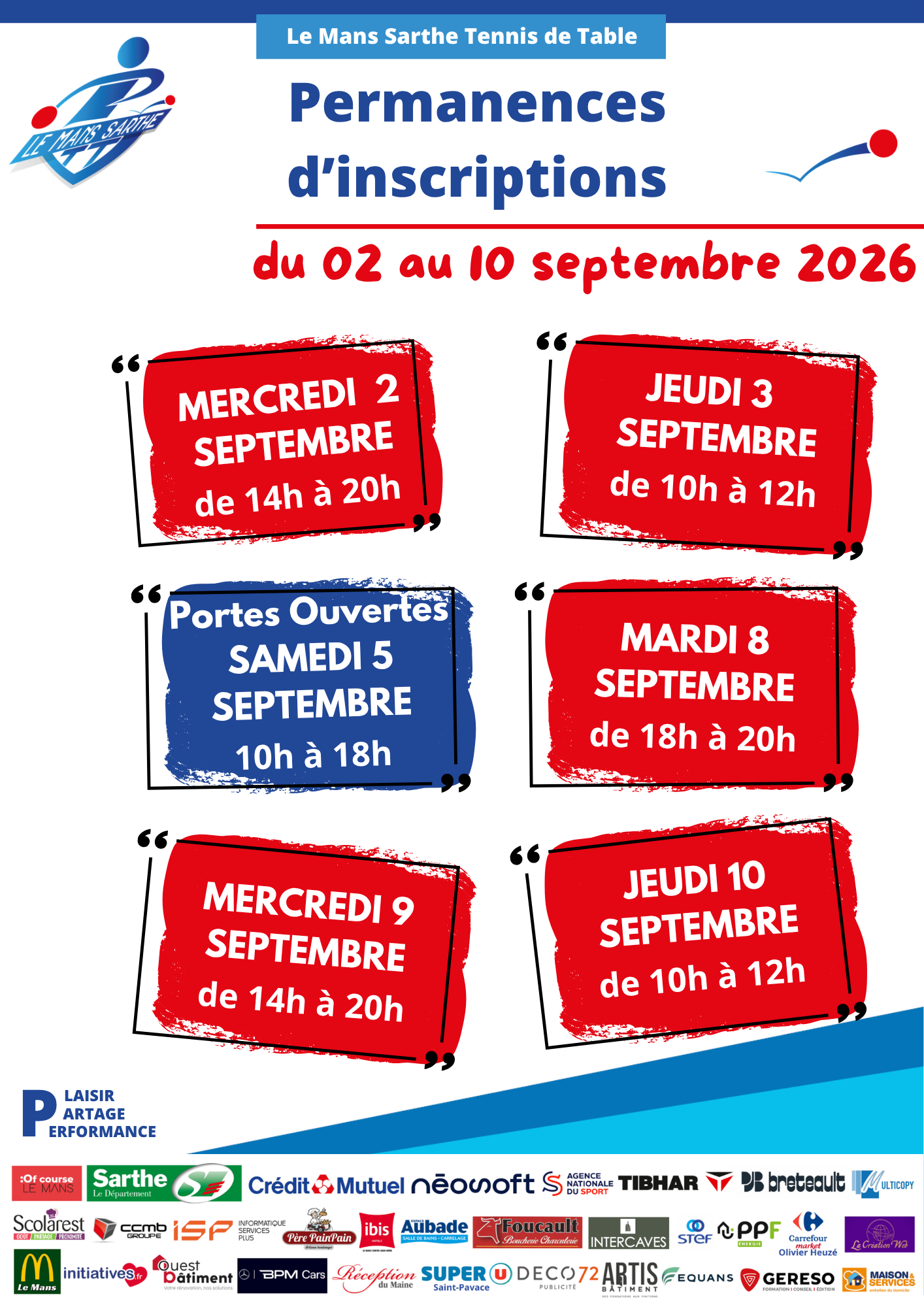 Réinscriptionsinscriptions 2026 affiche(1)