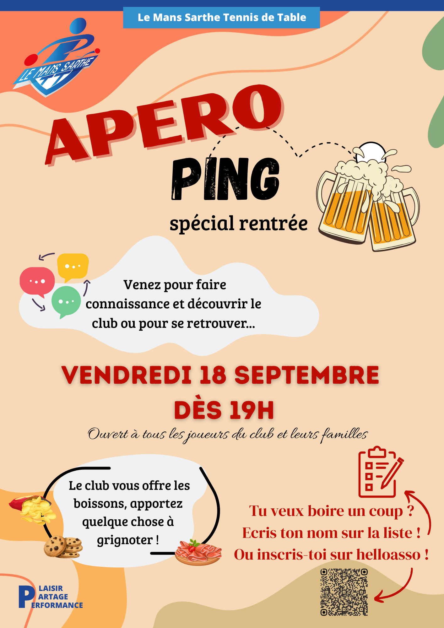 Apéro ping rentrée